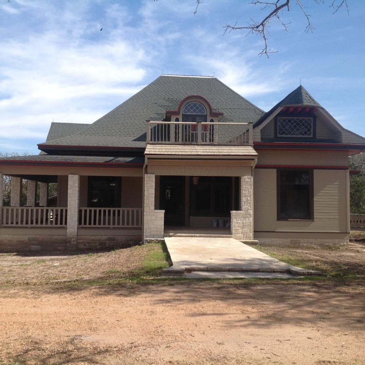Custom Victorian-style home built by Cross Creek Construction